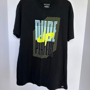 Dude‎ Perfect Official T-Shirt Club Black Graphic Tee Medium